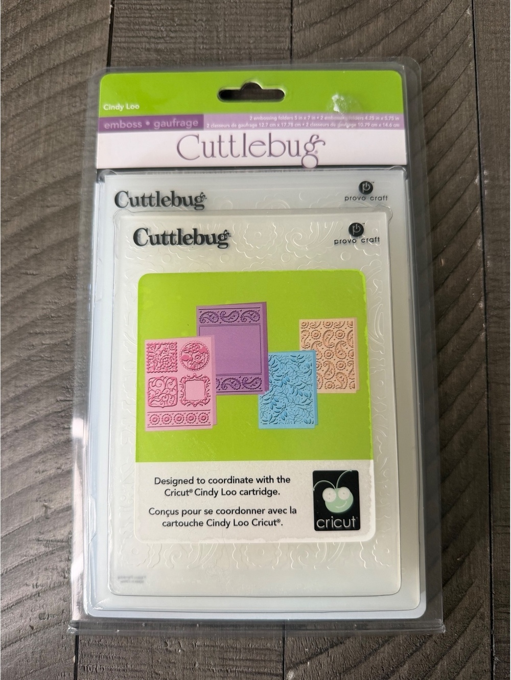 Cuttlebug Cindy Loo Embossing Folder Set